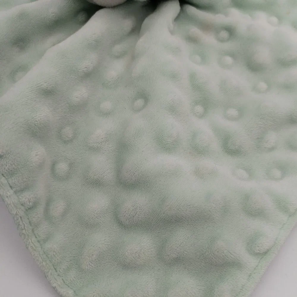 Carter's Child of Mine Elephant Lovey Security‎ Blanket Rattle Green Little Star